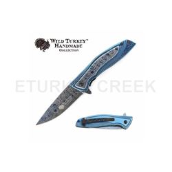 Wild Turkey Handmade Collection Spring Assist Knife 4.5" Closed