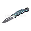 Image 1 : Police Rescue Style Action Assist Tactical Folding Knife 4.5"