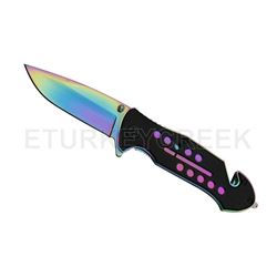 Snake Eye Tactical Emergency Rescue Folder Assist Knife 4.5