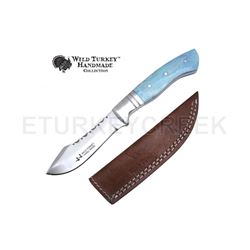 Wild Turkey Handmade Collection Fix Blade Knife 8" Overall