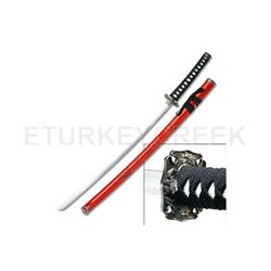 Bushido Dragon Samurai Katana - Red 41"