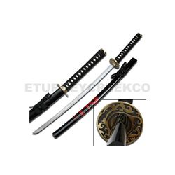 40" Carbon Steel Blade Samurai Sword - Red Dragon