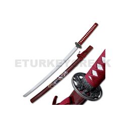 Samurai Katana with Samurai Design Scabbard 40" Overall