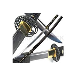 Traditional 40" Handmade Japanese Samurai Sharp Katana Sword with Scabbard - By Musha