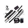 Image 1 : Ten Ryu - Sharp Damascus Steel Katana Sword - Black Handle