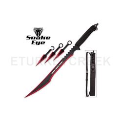 Snake Eye Tactical Ninja Sword and Kunai/Throwing Knife Set with