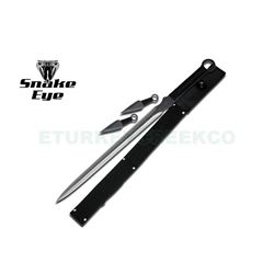Ninja Sword with 2pc Kunai Throwers Set 28" Overall