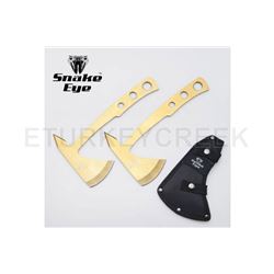 SNAKE EYE SE-107GD2 2PCS THROWING AXE SET 9.5" OVERALL