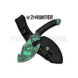 Z-HUNTER 11" AXE GREEN SKULL CAMO W/ BLACK CORD