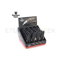 24PC SNAKE EYE CAMO FOLDING KNIVES
