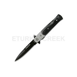 Stiletto Style Assisted Knife W/ Black Pearl Handle