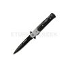 Image 1 : Stiletto Style Assisted Knife W/ Black Pearl Handle