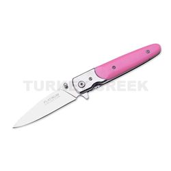 Spring Assist Gentleman's Knife Pink Pearl Handle 4.5" Closed