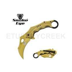 Snake Eye Tactical" KarambitStyle"Spring Assist Knife 4.5" Closed