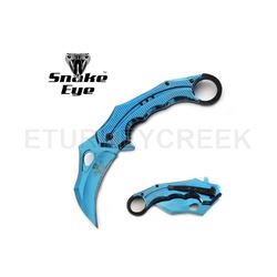 Snake Eye Tactical" KarambitStyle"Spring Assist Knife 4.5" Closed