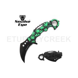 SNAKE EYE TACTICAL KARAMBIT STYLE SPRING ASSIST KNIFE 4.5 CLOSED