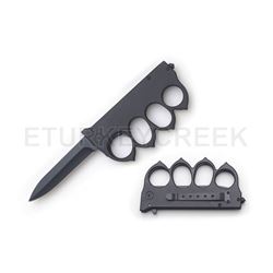 WWI 1918 Trench Knuckle Action Spring Assist Folder Knife