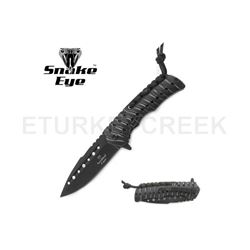 Snake Eye Tactical Spring Assist Knife 4.75" Closed
