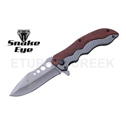 Snake Eye Tactical Spring Assist Knife 4.75" Closed