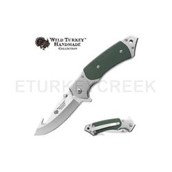 Wild Turkey Handmade Collection Spring Assist Knife 4.5" Closed