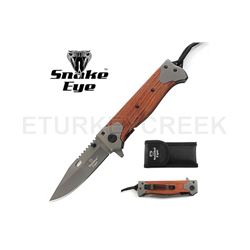 SNAKE EYE TACTICAL HEAVY DUTY SPRING ASSIST KNIFE 4.5" CLOSED