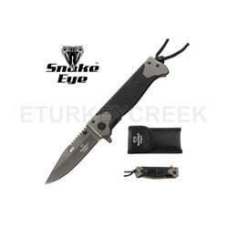 SNAKE EYE TACTICAL HEAVY DUTY SPRING ASSIST KNIFE 4.5" CLOSED