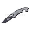 Image 1 : Snake Eye Rescue Style Tactical Folding Knife 4.5" Closed