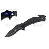 Image 1 : Special Force Rescue Folder Spring Assist Knife LED Light 4.5"