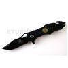 Image 1 : " P.O.W " Rescue Style Assist Knife 4.5" Closed Black