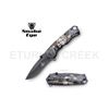 Image 1 : Snake Eye Tactical Spring Assist Knife 5" Closed