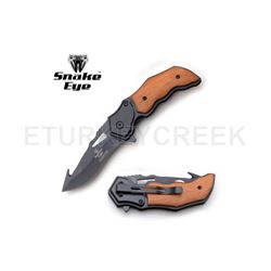 Snake Eye Heavy Duty Spring Assist Knife 4.75" Closed