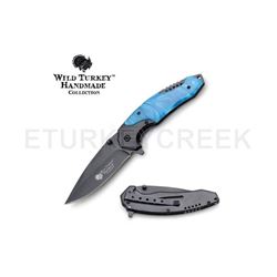 Wild Turkey Handmade Collection Spring Assist Knife 4.5" Closed