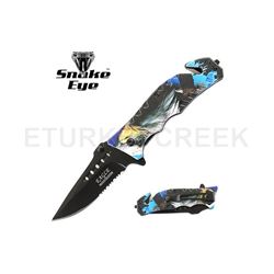 Snake Eye Tactical WildLife Collection Spring Assist Knife 4.75
