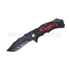 Image 1 : " Dragon " Fantasy Collection Spring Assist Knife Black 4.5"