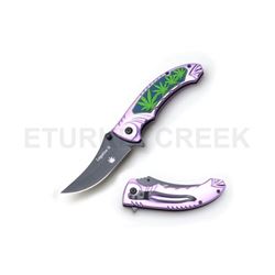 " Legalize It " Spring Assist Knife 4.5" Closed w/Clip