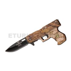 " Snake Eye " First Production Gun Shape Action Assist Knife 4.5"