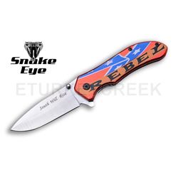 Snake Eye Tactical Spring Assist Knife 4.5" Closed