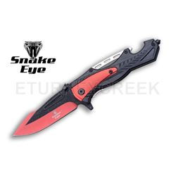 Snake Eye Tactical Spring Assist Knife 4.5" Closed