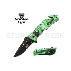Snake Eye Tactical WildLife Collection Spring Assist Knife 4.75