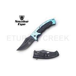 Snake Eye Tactical Spring Assist Knife 4.5" Closed W/Clip