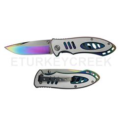 Snake Eye Tactical Spring Assist Knife 4.5" Closed