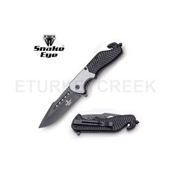 Snake Eye Tactical Spring Assist Knife 4.5" Closed