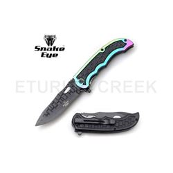 Snake Eye Tactical Spring Assist Knife 4.5" Closed