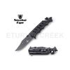 Image 1 : Snake Eye Rescue Style Spring Assist Knife 5" Closed
