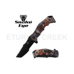 Snake Eye Tactical Spring Assist Knife 4.5" Closed