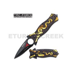 Gold Dragon Action Assist Knife Spear & Spike Tactical 4.5"