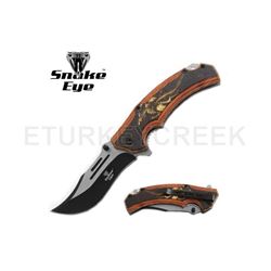 Snake Eye Tactical Spring Assist Knife 4.75" Closed