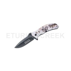 Snake Eye Tactical Spring Assist Knife 4.5" Closed