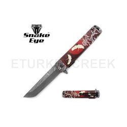 Snake Eye Tactical Spring Assist Knife 4.75" Closed