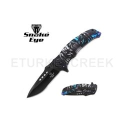 Snake Eye Tactical Spring Assist Knife Wild Life Collection 4.75"